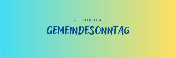 Gemeindesonntag Banner